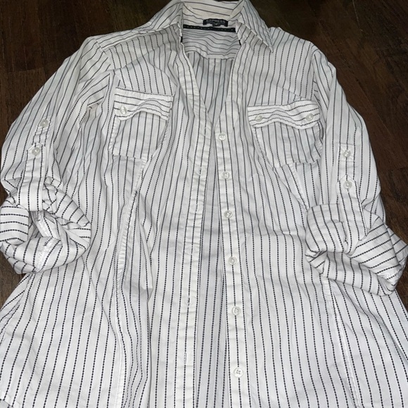 Express button down spandex shirt M - Picture 1 of 4